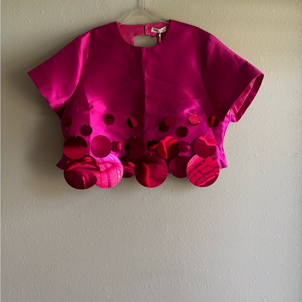 Imad Eduso Abeni fuchsia top